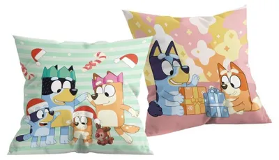 Produktbild von Bluey Weihnachtskissen 40x40cm Dekokissen Kinder