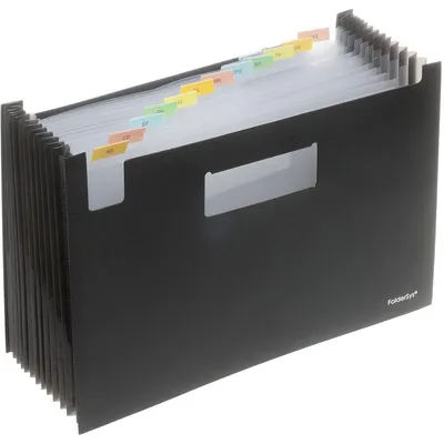 Produktbild von FolderSys Fächermappe schwarz