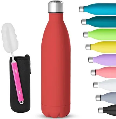 Produktbild von Edelstahl-Isolierflasche 750ml doppelwandig BPA-frei kalt