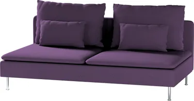 Produktbild von Dekoria Bezug für Söderhamn Sitzelement 3, violett, Bezug für Sitzelement 3
