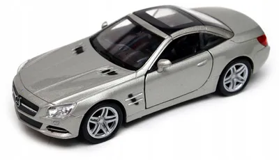 Produktbild von Welly Mercedes Benz SL500 2012 Modellauto Silber 1:34
