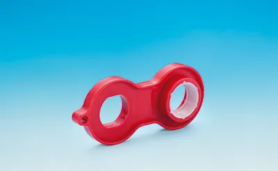 Produktbild von Naber Perlstrahlregler- Schlüssel, rot - Montagematerial