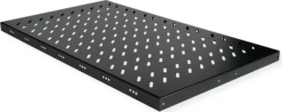 Produktbild von ROLINE 19-Zoll Fachboden 1 HE, 770 T 50 kg schwarz