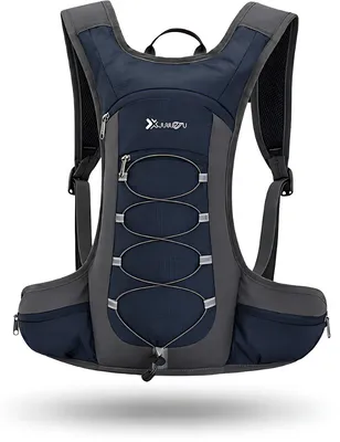 Produktbild von CarryQuest® - Kletterrucksack 10L leicht Rückenbelüftung Dunkelblau