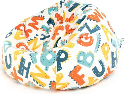 Obrázok produktu pre Ecopuf - Sedací vak Bean Bag s výplňou, zamat, 90 x 50 cm, Sakwa M vzor Dg71