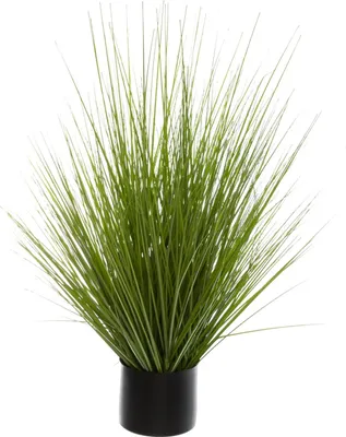 Produktbild von Atmosphera Ziergras Kunstpflanze - Grashalme - grun - H74 cm