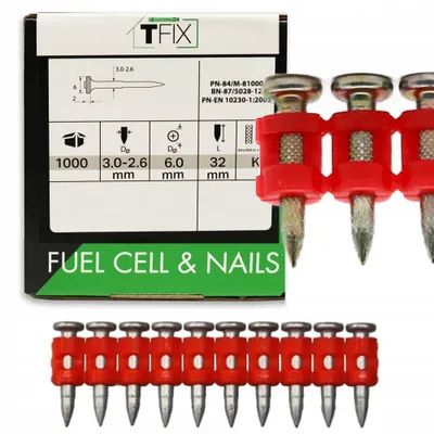 Produktbild von TFIX Betonnägel FGT32P 3x32mm 1000 Stück für Gasnagler