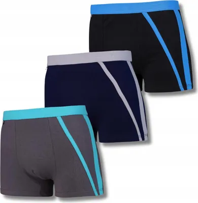 Produktbild von Klassische Herren Boxershorts Fitted Komfortabel Klassisch 3tlg. MORAJ M