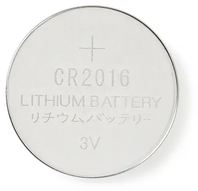 Produktbild von Nedis Lithium-Knopfzelle CR2016 - 3 V DC - 5-Pack