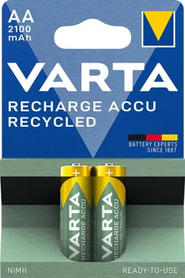 Image de RECHARGE ACCU Recycled AA, Batterie blister de 2 pièces