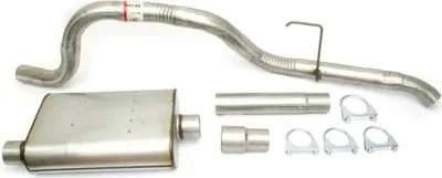 Zdjęcie produktu dla Sportowy układ wydechowy 4,0 l Turbo Weld z tłumikiem i rurą wydechową Jeep Grand Cherokee WJ 02-04