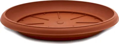Produktbild von Kunststoff Blumentopf Untersetzer rund 1 Stück - Ø 20cm terracotta
