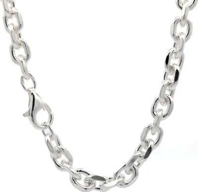 Produktbild von Ankerkette diamantiert Länge 60cm - Breite 5,0mm - 925 Silber