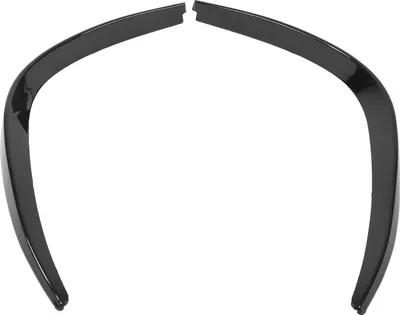 Productafbeelding van 2 stuks voorste bumper-canard-vleugelverlengingen, vervanging voor Mercedes A-klasse W177, sedan/limousine, AMG-uitvoering, vanaf 2018