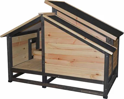 Produktbild von Duvo+ Woodland Design Hundehütte Barking Bungalow