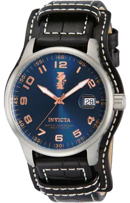 Imagen del producto de Reloj Invicta I-Force 12978 para hombre: movimiento de cuarzo, acero inoxidable con esfera azul, 44 mm