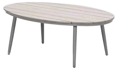Produktbild von Garden Impressions Margriet Beistelltisch oval 120 × 75 × 45 cm – Taupe