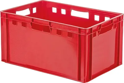 Produktbild von E3 Euronormkiste Fleischerkiste Stapelkiste Lagerkiste BxTxH: 60 x 40 x 30 cm