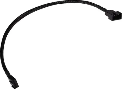Produktbild von Verlängerungskabel 4-Pin auf 4-Pin, 30cm (schwarz)