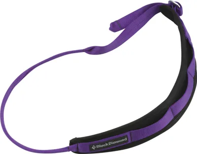 Padded Gear Sling von Black Diamond in lila und schwarz; geeignet für Kletteraktivitäten.