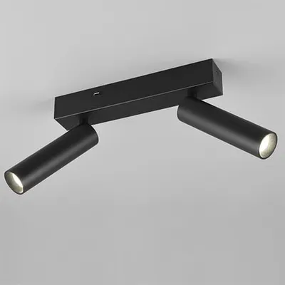 Productafbeelding van Slanke plafondspot Ambala 2x led - zwart