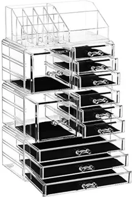 Produktbild von Große Schminkorganizer mit Ladefächern und Ablagenbox