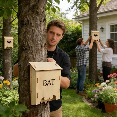 Produktbild von Fledermaushäuser aus Holz für den Außenbereich