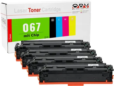 Produktbild von Canon 067 kompatible Toner 4er Set - LBP-633Cdw MF655Cdw MF657Cdw LBP-631Cw