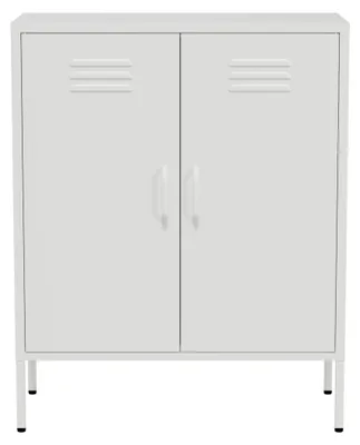 Productafbeelding van Lendo Online Dressoir Metaal 80x40x100 cm Wit