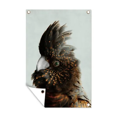 Obrázek produktu pro MuchoWow® Zahradní plakáty - Kakadu - Pták - Bronz - 120x80 cm - Zahradní dekorace
