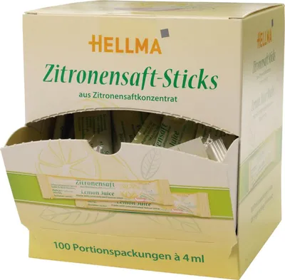 Obrázek produktu pro HELLMA Citronová šťáva 100 x 4,0 ml