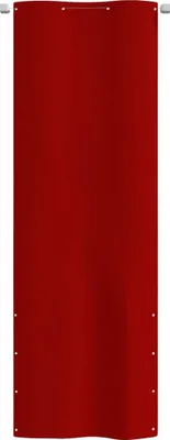 Obrázek produktu pro vidaXL Balkonová zástěna na ochranu soukromí červená 80x240 cm Oxford Fabric