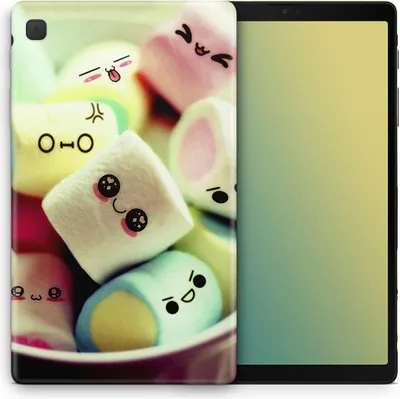Produktbild von Hülle für Huawei Tablet Cover Case Silikon Schutz Schutzcover Abdeckung Motiv, Modell wählen:Huawei MediaPad M6 10.8, Motiv auswählen:Marshmallows