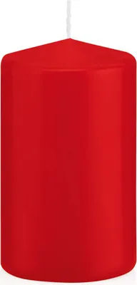 Produktbild von Stumpenkerzen Rot 100 x 60 mm, 16 Stück