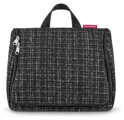 Produktbild von Reisenthel toiletbag XL, Kulturbeutel, Schwarz, Polyester, Muster, Reißverschluss, 3 Taschen