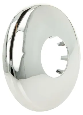 Produktbild von tecuro Universal Siphonrosette Ø 85 mm für Wandohr Ø 32 mm, verchromt, Kunststoff
