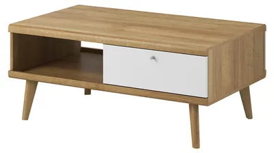 Produktbild von Moderner Couchtisch Tisch Sofa Design Tische Holz Wohnzimmer Beistell Neu Couch