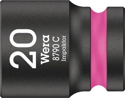 Produktbild von Wera 8790 C Impaktor Steckschlüsseleinsatz mit 1/2"-Antrieb Leuchtpink