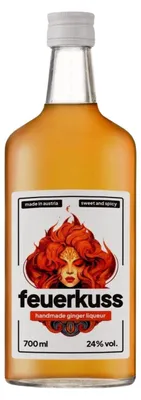 Produktbild von Feuerkuss Ingwer  Likör 24% Vol. 0.7L