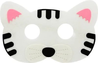 Produktbild von Filzmaske KATZE Katzenkostüm 18x12cm
