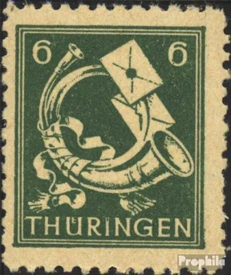 Produktbild von Briefmarken Sowjetische Zone (All.Bes.) 1945 Mi 95A X gestempelt Thüringen
