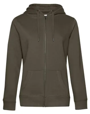 Obrázok produktu pre B&C - Dámska mikina s kapucňou a celoprepínacím zipsom „Queen“ LT3164 (XL) (khaki)