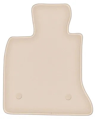 Produktbild von DURBAN Beige Velours-Fahrerfußmatte für BMW 5 GT F07 Liftback (2009-2017)