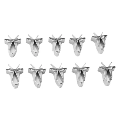 Obrázok produktu pre Parrot Fruit Vegtable Clips,Birds Food Holders,Birds Fruit Vegetable Holder,Bird Vegetables Clips,Parrot Stainless Steel Clips,Pet Supplies