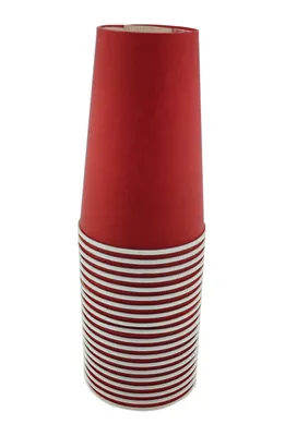 Obrázek produktu pro 20 kelímků na pití, karton, 0,2 l "Červený"