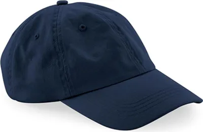 Image de Beechfield B652N | Organic Coton 6 Panel Dad Cap - Couleur : Navy - Taille : One Size