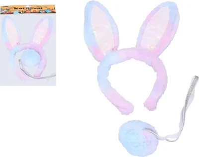Immagine prodotto di Set di carnevale - coniglio glitterato