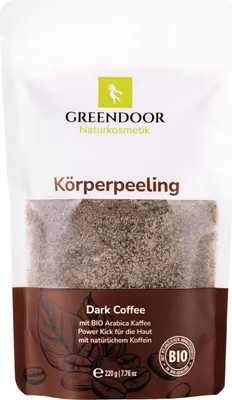 Produktbild von GREENDOOR Körperpeeling Dark Coffee