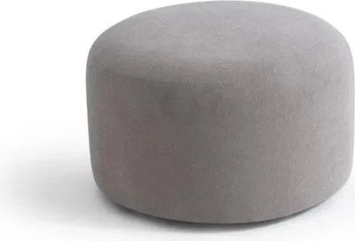 Produktbild von Grauer moderner Hocker aus Holz für Wohnzimmer und Flur