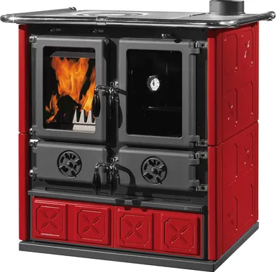 Produktbild von La Nordica Rosetta 5.0 Majolika Küchenofen Bordeaux